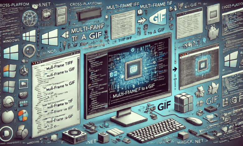 converting multi-frame tiff to gif in cross-platform .net environments