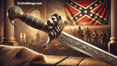 hongen civil war sword with lion head on handle