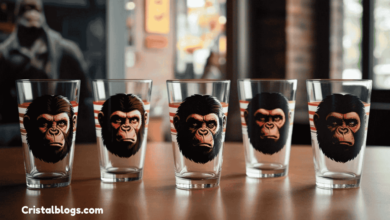 planet of the apes drinking glasses 1970s